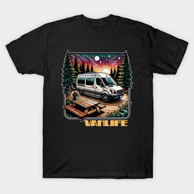 Mountain Vanlife T-Shirt by Tofuvanman